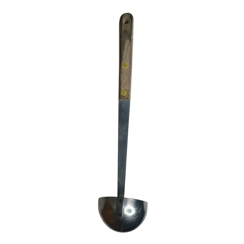Vintage Betsy Ross Stainless Steel Ladle Wood Handle Made In USA